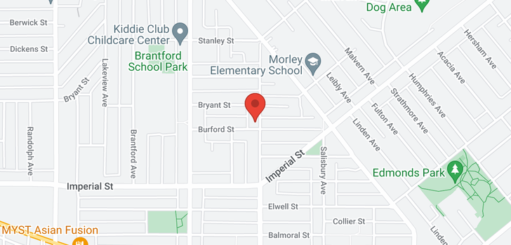 map of 6569 GRIFFITHS AVENUE